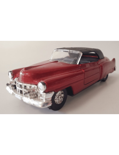 CADILLAC ROUGE CABRIOLET A FRICTION 1953 1/36 SANS BOITE