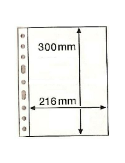 FEUILLES transparente POUR DOCUMENT DE GRAND FORMAT (safe)