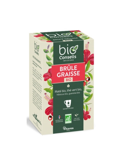 Infusion Brûle graisse Bio équitable 20 sachets 32g