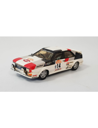 AUDI QUATTRO 1981 RALLYE SANREMO MAQUETTE BAM 1/43 BOITE D'ORIGINE