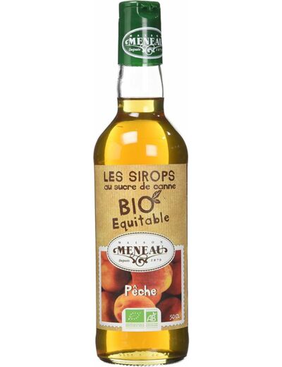 Sirop pêche 50cl SIROPS MENEAU