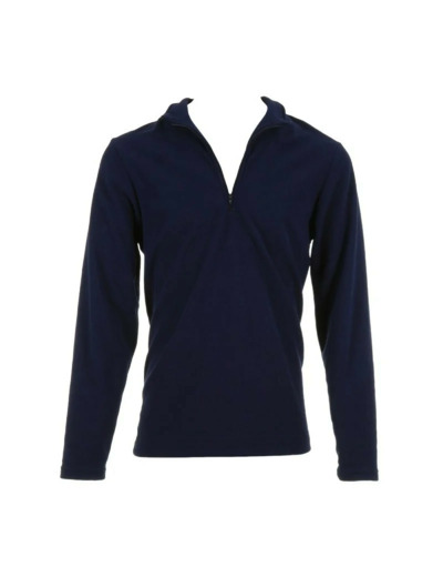 Chemise Hiver Eminence® col zip marine 200 g/m² : isolation thermique et confort
