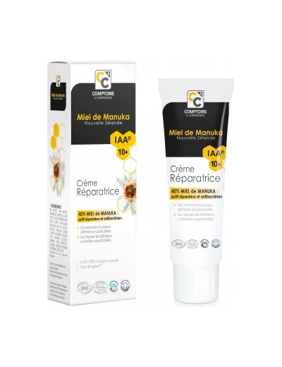 Crème réparatrice 40% Miel de Manuka IAA10 40ml