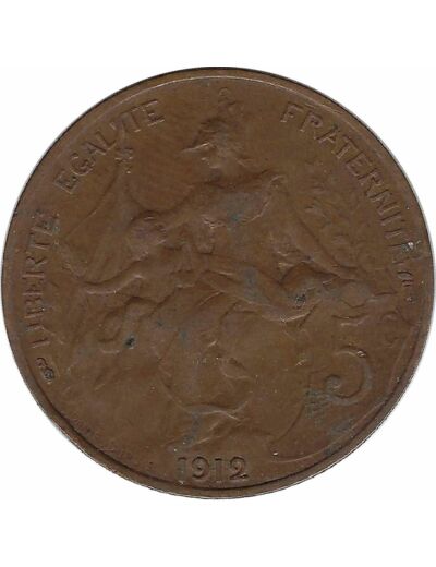 FRANCE 5 CENTIMES DUPUIS 1912 TTB