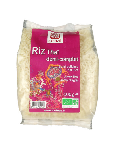 Riz Thaï Demi-Complet 500g Bio