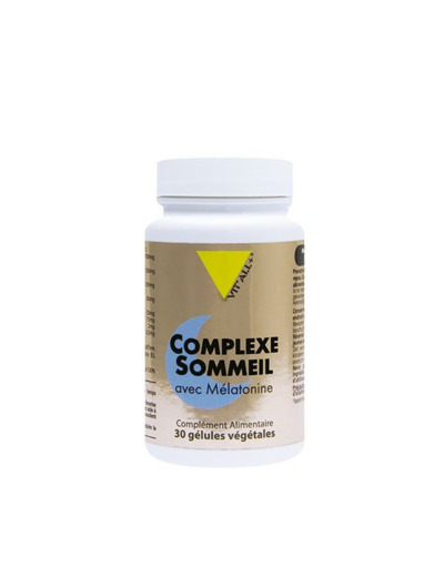 Complexe Sommeil 30 ou 60 Gélules-Plantes & Mélatonine-Vit'all+