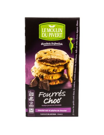 Biscuits Fourrés au Chocolat Fourrés Choc Bio 175g