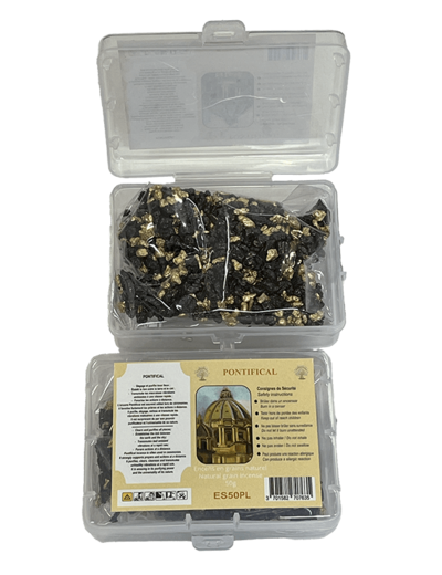 Encens en Grains Pontifical - Boite transparente de 50gr