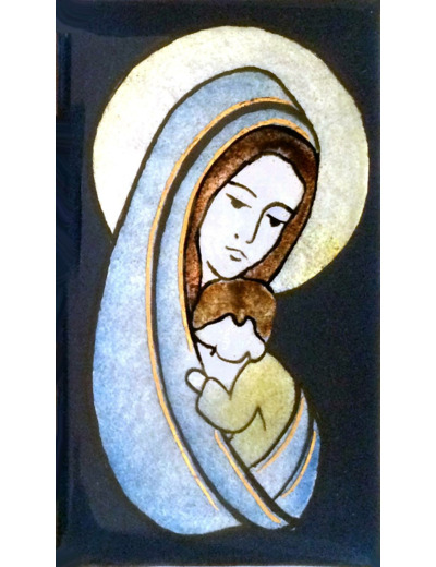 Amour filial 9,5X5,5cm - EMAUX DU LIBAN