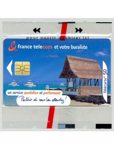 TELECARTE NSB 50 UNITES 11/00 BURALISTE C PLAGE F1098