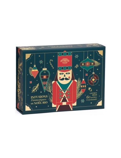 Coffret tisanes et thés fantastiques de Noël bio 60 sachets