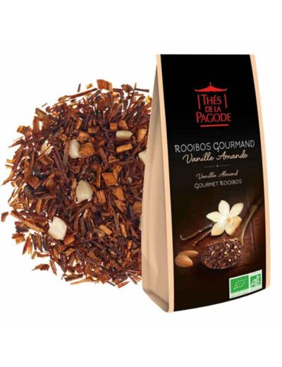 Rooibos gourmand Vanille Amande Bio-100g-Thés de la Pagode