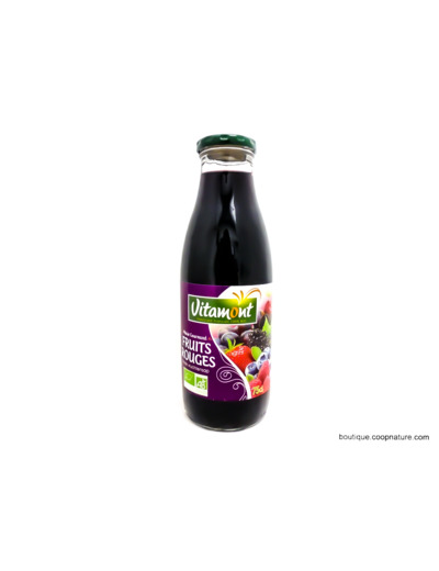 Jus de Fruits Cocktail de Fruits Rouges Bio 75cl