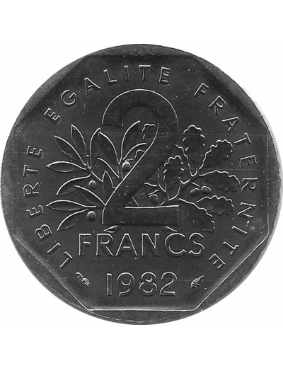 FRANCE 2 FRANCS ROTY 1982 FDC