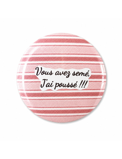 Vous avez semé j'ai poussé -Magnets Merci Maître & Maitresse