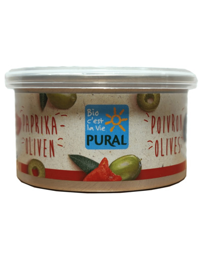 Pâté Végétal au Poivron et aux Olives Bio 125g