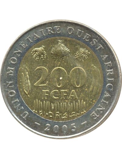 B.C.E.A.O. 200 FRANCS 2005 TTB+