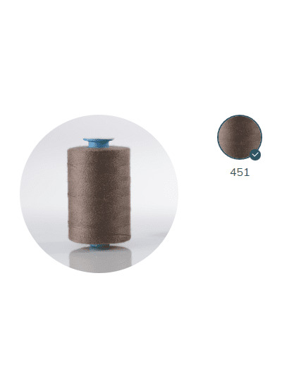 ZX 35 - 451 COLOMBIE FIL À COUDRE 100% POLYESTER TRÈS RÉSISTANT bobine 500m
