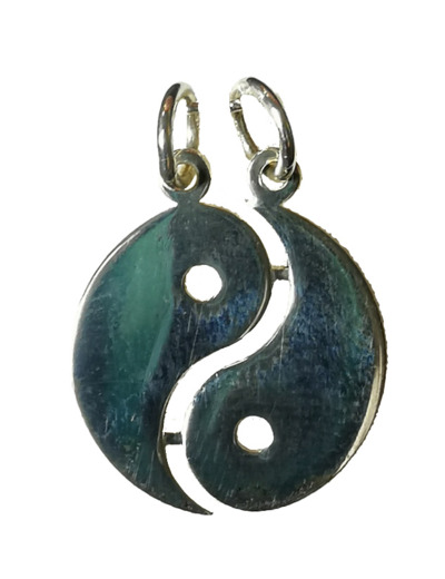 Pendentif en Argent 925 - YING YANG Sécable 18mm