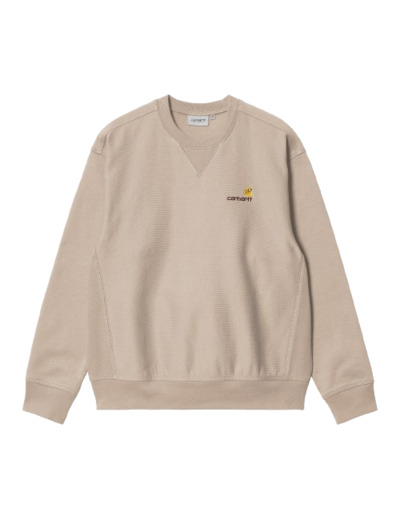 Sweat CARHARTT WIP American Script Fleur De Sel