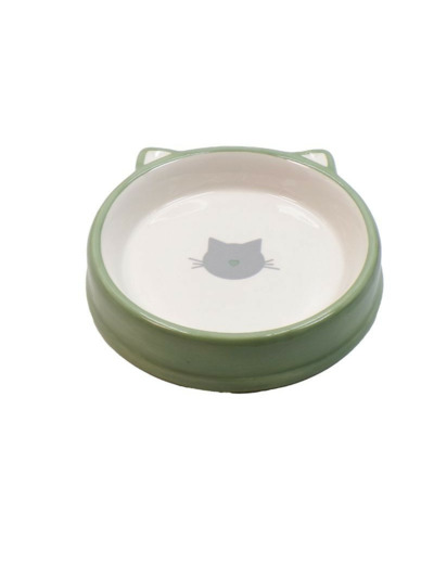 Écuelle céramique CHAT verte - 200ml