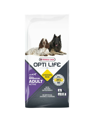 OPTI LIFE All breeds adult active - 12.5KG