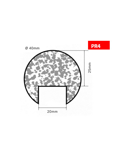 Bourrelet profilé mousse PR4 – 2m