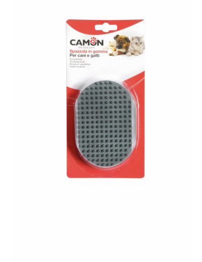 Brosse en caoutchouc pour chat & chien - 13 x 9cm