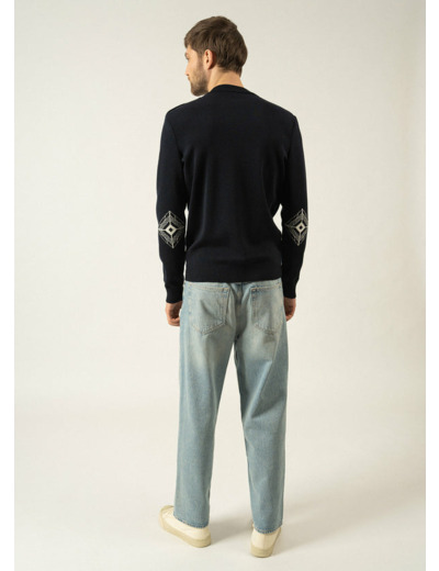 Pull Mondiovision Eiffel à coudières SAINT JAMES x La Tour Eiffel