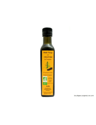 Huile de Chanvre de Touraine Vierge Bio 250ml