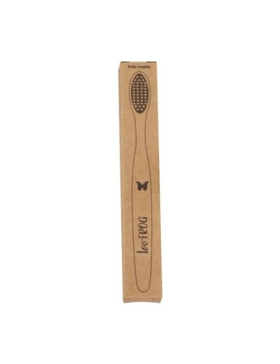 Brosse à dents bambou charbon actif Enfant Papillon