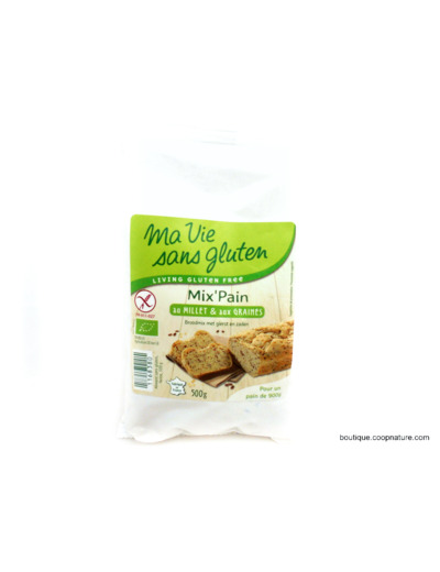 Mix'Pain Millet et Graines Sans Gluten Bio 500g