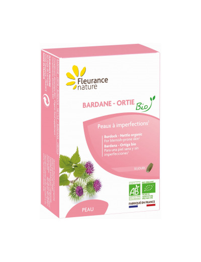 Bardane Ortie peaux à imperfections 30 comprimés