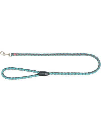 TRIXIE Laisse CAVO S-M, Aqua/Gris - 1M