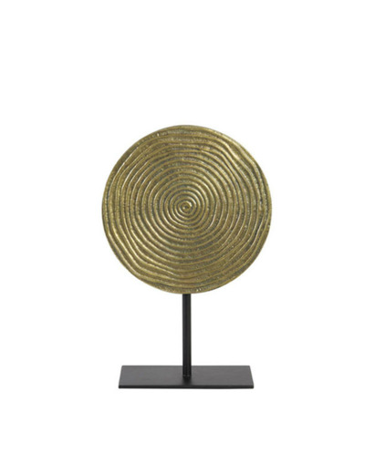 Décoration Rawas métal bronze noir 25x10x39cm