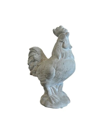 Petit coq ciment 10x05x13cm