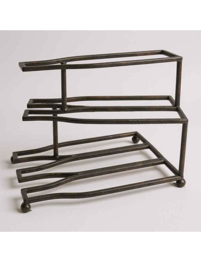 Porte bouteilles fer 26x39x28cm