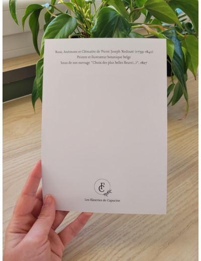 Affiche botanique - Bouquet de fleurs