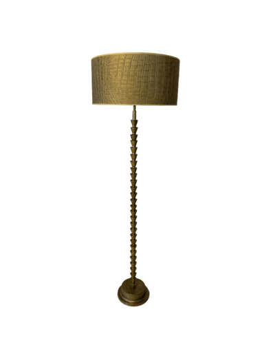 Lampadaire Ely doré 159x50x50cm