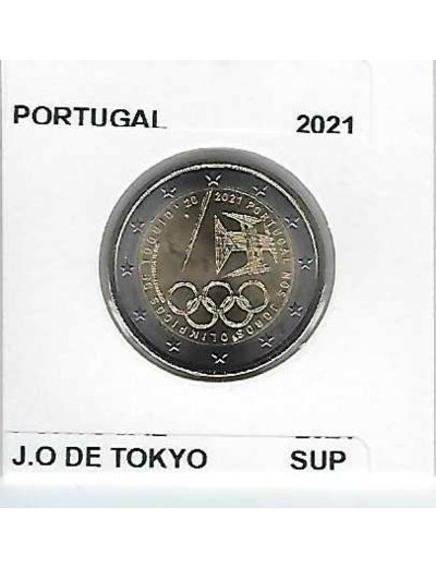 PORTUGAL 2021 2 EURO COMMEMORATIVE J.O DE TOKYO SUP