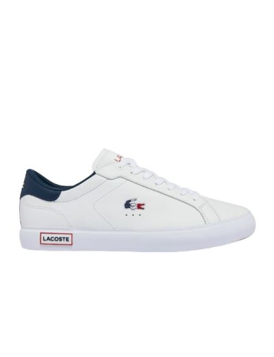 Chaussures LACOSTE Powercourt White/Navy/Red