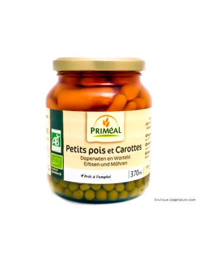 Petits Pois et Carottes Bio 350g