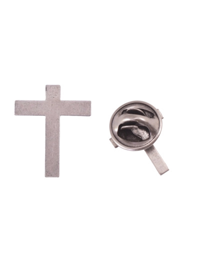 Pin's Croix Prêtre en Argent