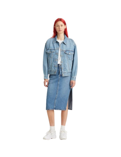 Jupe Fendue LEVIS Med Indigo Warm