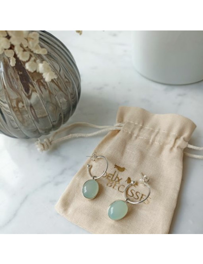 Boucles d'oreilles Ambre