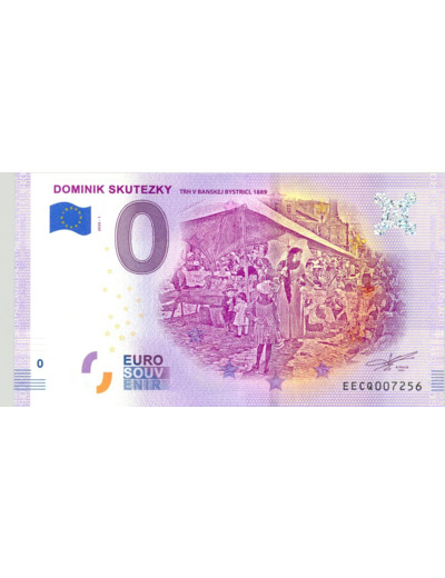 SLOVAQUIE 2020-1 DOMINIK SKUTEZKY BILLET SOUVENIR 0 EURO TOURISTIQUE  NEUF