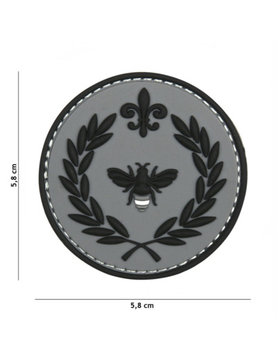 Patch 3D PVC Napoléon (gris)