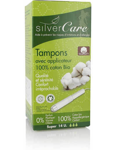 TAMPON APPLICATEUR SUPER (14) Silver Care