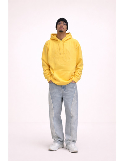 Sweat à capuche grosse patte de chien