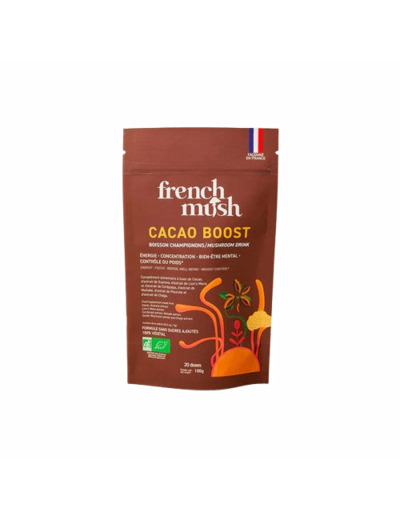 Cacao Boost Bio 100g French Mush | Lion's Mane, Cordyceps, NordRelease®